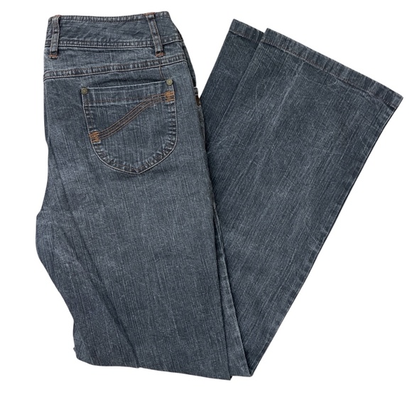 TRIBAL Vintage Bootcut Stretch Denim Jeans Distressed Vintage Wash Size 10 NWOT - Picture 8 of 8